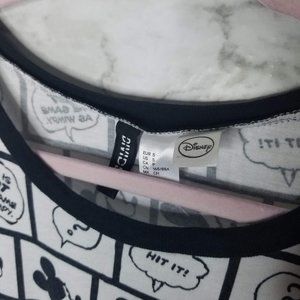 H&M | Tops | Disney Mickey Mouse Comic Tee Shirt Womens Small | Poshmark